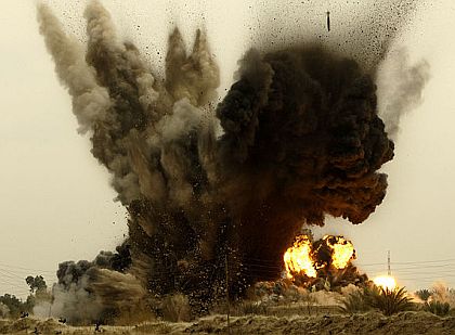 bunker explosion