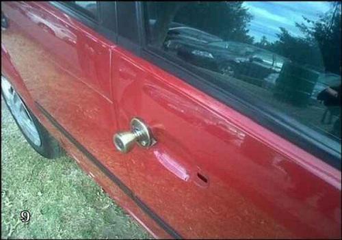 car house door knob