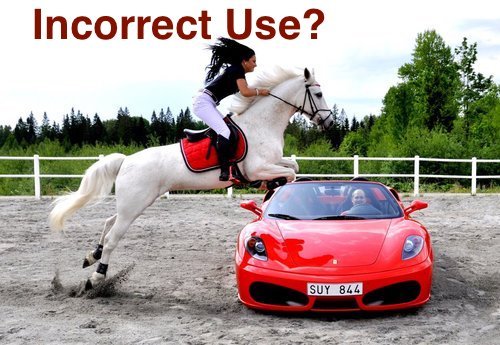 horse jumping ferrari