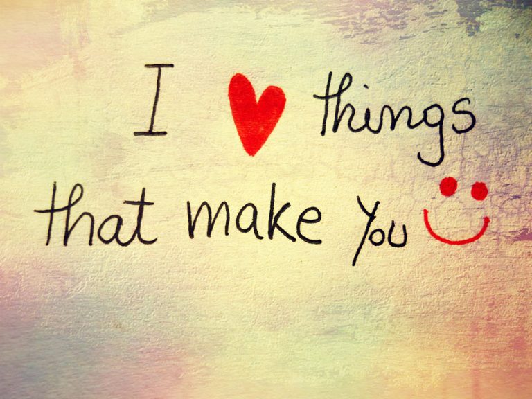 love things smile