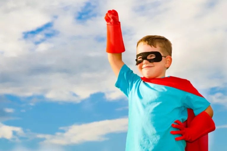 confident kid
