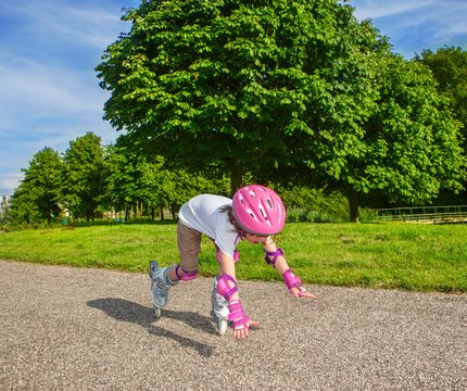 rollerblade fall